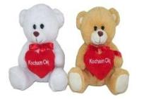 Opakowanie Miś z sercem 24cm MIX