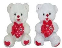 Opakowanie Miś z sercem 25cm MIX