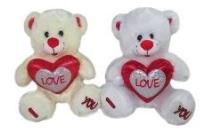 Opakowanie Miś z sercem 30cm MIX