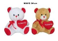 Opakowanie Misie z serduszkiem 24cm MIX