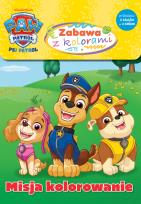 Okładka książki Misja kolorowanie. Psi Patrol. Zabawa z kolorami