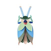 Opakowanie Model kartonowy 3D Wall Art - Beettles. Emerald