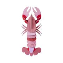 Opakowanie Model kartonowy 3D Wall Art - Deluxe Pink Lobster