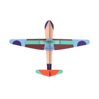 Opakowanie Model kartonowy 3D Wall Art - Propeller Plane