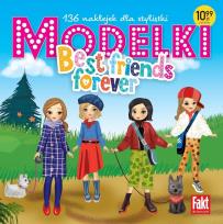 Okładka książki Modelki Best friends forever. 136 naklejek dla sty