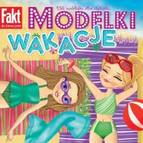 Okładka książki Modelki. Wakacje. 134 naklejki dla stylistki