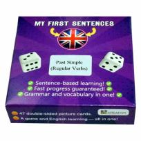 Okładka książki Moje pierwsze zdania po angielsku (PAST SIMPLE - REGULAR VERBS)