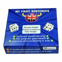 Okładka książki Moje pierwsze zdania po angielsku (PRESENT SIMPLE vs PRESENT CONTINUOUS vs PAST SIMPLE)