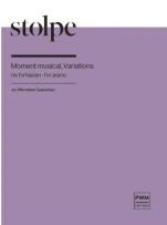 Okładka książki Moment musical, Variations