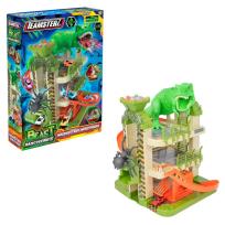 Opakowanie Monster Mayhem Tor Samochodowy z Dinozaurem
