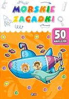 Okładka książki Morskie zagadki. 50 naklejek