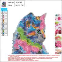 Opakowanie Mozaika diamentowa 5D kit 20x20 cm CAT 89743 CENTRUM