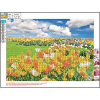 Opakowanie Mozaika diamentowa 5D kit 30x40 cm FLOWER FIELDS 89757 CENTRUM