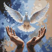 Opakowanie Mozaika diamentowa - Dłonie dobroci 40x40cm