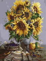 Opakowanie Mozaika diamentowa słoneczniki 30x40cm