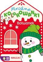 Okładka książki Mroźne kolorowanki. Bałwanek