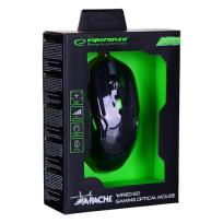 Opakowanie Mysz komputerowa Esperanza APACHE EGM403G (2400 DPI; kolor czarny)