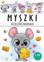 Okładka książki Myszki. Kolorowanka