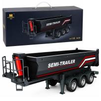 Opakowanie Naczepa wywrotka metalowa R/C czarna Huina 1:18