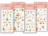 Opakowanie Naklejka żelowa wielkanoc 19x9cm