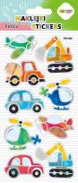 Opakowanie Naklejki 3D Fancy Vehicles Fun 90x210 HAPPY COLOR