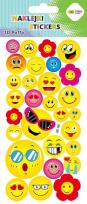 Opakowanie Naklejki 3D Puffy Emoticon 9,5x22cm HAPPY COLOR