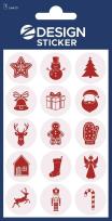 Opakowanie Naklejki błyszczące - świąteczne symbole