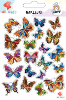 Opakowanie Naklejki dla dzieci Motylki