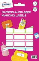 Opakowanie Naklejki do oznaczania - 15x32mm 48 naklejek