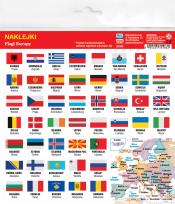 Opakowanie Naklejki Flagi Europy