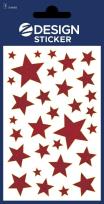 Opakowanie Naklejki foliowe - czerwone gwiazdy