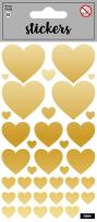 Opakowanie Naklejki - Golden Hearts