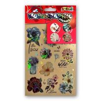 Opakowanie Naklejki holographic flowers PENMATE