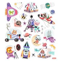Opakowanie Naklejki Kosmiczne zwierzaki 20szt