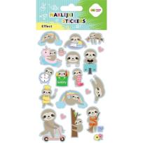 Opakowanie Naklejki Leniwce 10x20cm HAPPY COLOR