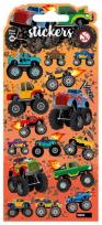 Opakowanie Naklejki - Monster Trucks