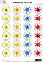 Opakowanie Naklejki motywacyjne dla dzieci słoneczka A4