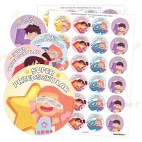 Opakowanie Naklejki motywacyjne - Super przedszkolak 48szt