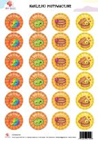Opakowanie Naklejki motywancyjne squishy, dumpling, pieróg A4