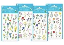 Opakowanie Naklejki na jajka Łąka 8x14,5cm MIX