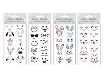 Opakowanie Naklejki na jajka wodne Emoji 7902 1szt.mix