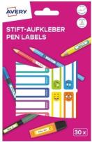 Opakowanie Naklejki na przybory do pisania