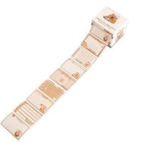 Opakowanie Naklejki na rolce etykiety Kapibara 256szt