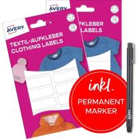 Opakowanie Naklejki na ubrania - 46x13mm