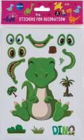 Opakowanie Naklejki ozdobne Stwórz Dinozaura