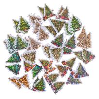 Opakowanie Naklejki papierowe Boże Narodzenie 4-6cm 46szt