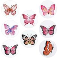 Opakowanie Naklejki papierowe na taśmie Motyle 25mm 500szt