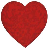 Opakowanie Naklejki papierowe na taśmie Serce 500szt