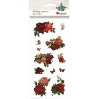 Opakowanie Naklejki papierowe róże 12szt