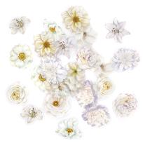 Opakowanie Naklejki pet kwiaty moonlight white 30 szt.